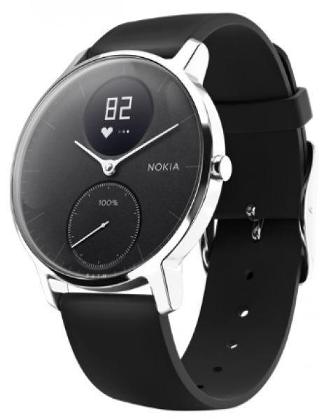 Smartwatch Nokia Withings Steel HR 36 mm, Negru- Produs resigilat